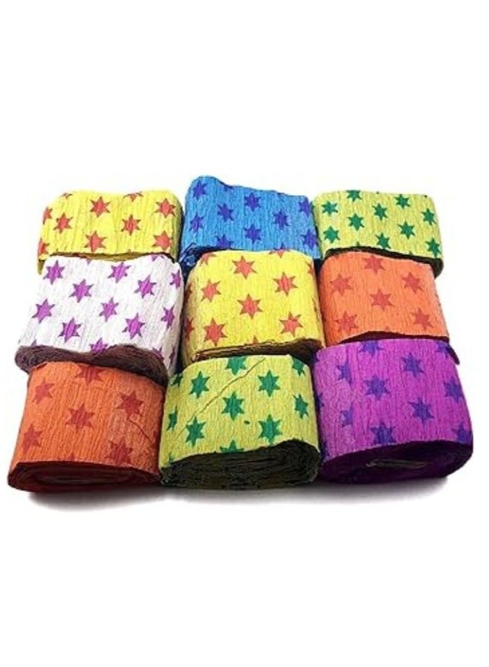 Flamingo CREPE STREAMER (PACK OF 3) 2INCH X 60FT ASSORTED COLORS - Image 2