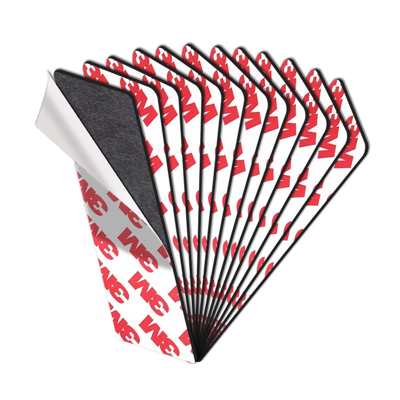 JINGZHAN Flexible Magnetic Tape for DIY, Crafts, Fridge(75x25x2 mm,28 Pack) Magnet Strips with 3M Strong Adhesive Backing - Image 1