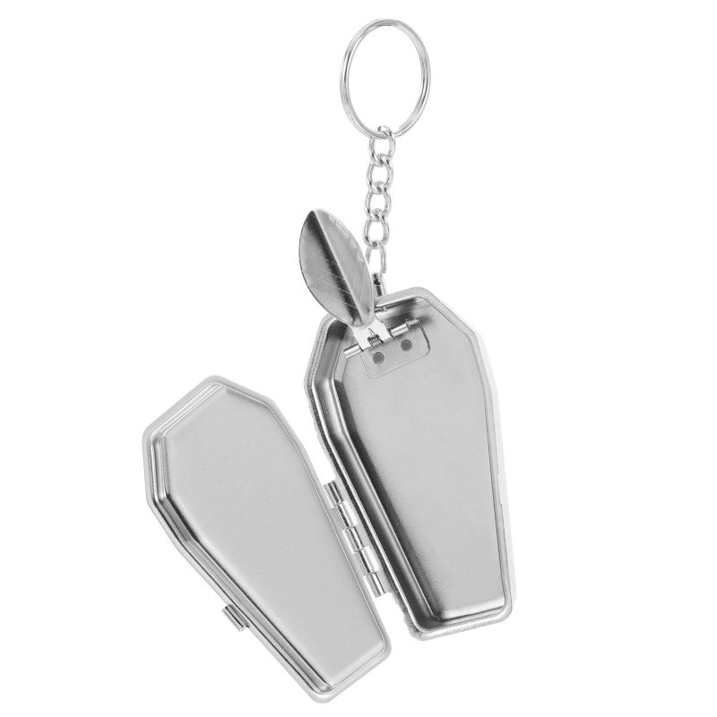 Valiclud Mini Tinplate Cofiin Ashtray Keychain For Camping Travel - Image 2