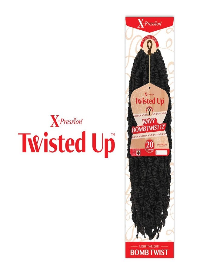 x-pression MULTI PACK DEALS! Outre Crochet Braids X-Pression Twisted Up Wavy Bomb Twist 12" (1-PACK, 51) - Image 3