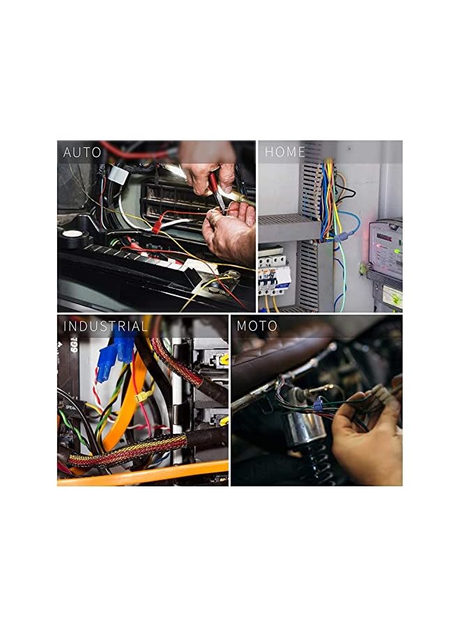 The Bros 240 PCS T-Tap Wire Connectors Self-Stripping Quick Splice Electrical Terminals and Nylon Insulated Male Quick Disconnect Spade Terminals Kit with Storage Case - Image 5