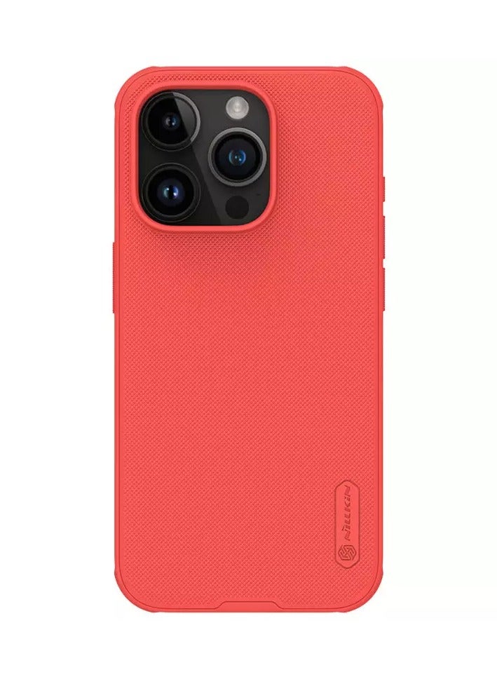 Nillkin Super Frosted Shield Pro Matte cover case for Apple iPhone 15 Pro 6.1-Red - Image 1