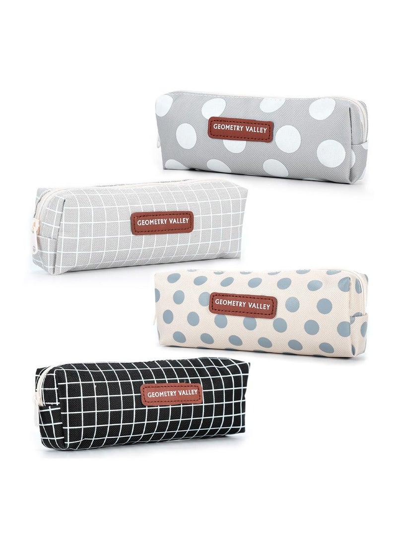 Eazy Kids Geometry Pencil Pouch - Polka