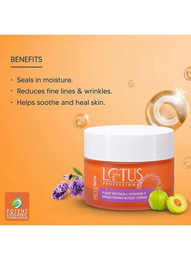 Lotus Professional Retemin Plant Retinol & Natural Vitamin C Boost Cream ; 50G  - Image 5