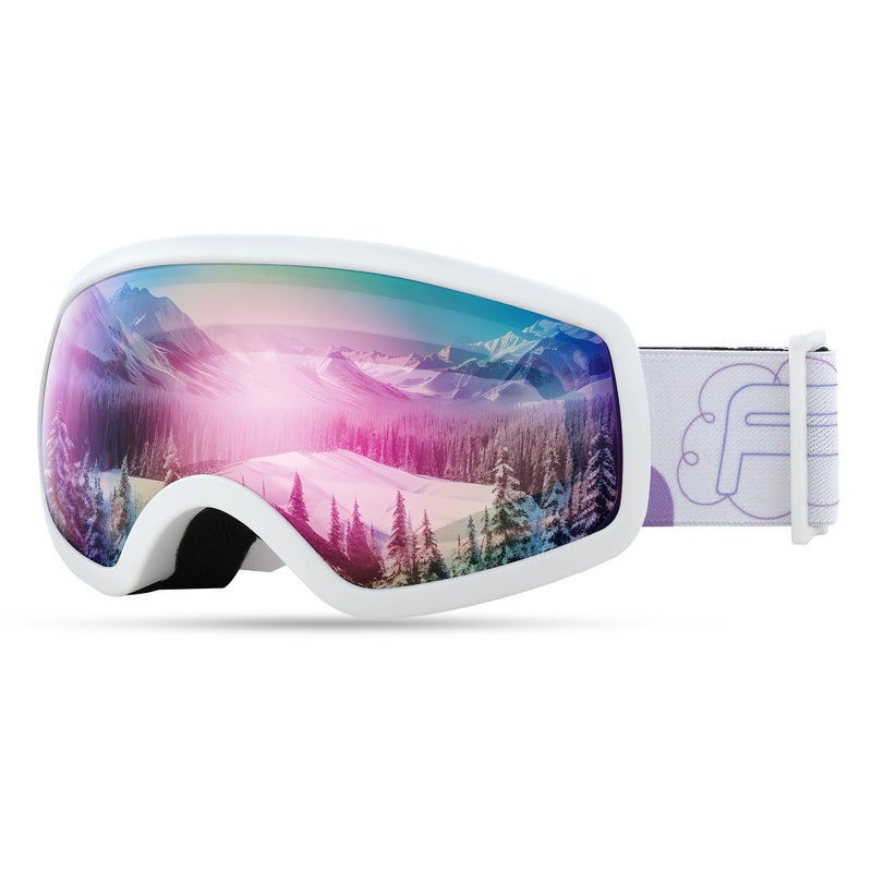 FEISEDY Kids Ski Goggles,Snowboard Goggles for Boys Girl Youth,OTG Anti Fog UV Protection Snow Goggles B0019 - Image 1