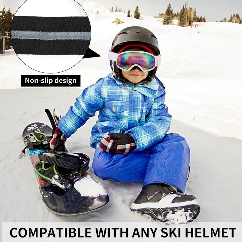 FEISEDY Kids Ski Goggles,Snowboard Goggles for Boys Girl Youth,OTG Anti Fog UV Protection Snow Goggles B0019 - Image 5