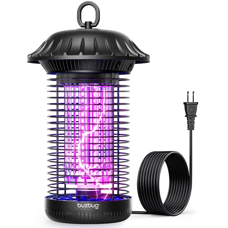 Buzbug LED Bug Zapper Indoor Outdoor, Up to 50,000 Hours Lifespan Lamps, 6.5 ft Power Cord, High-Voltage, Mosquito Zapper, Fly Trap Mosquito Trap, Fly Killer Fly Zapper -MO008C - Image 1