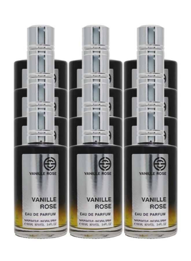 EMYC 12 Pieces Vanille Rose Perfume For Unisex 100ml EDP - Image 1