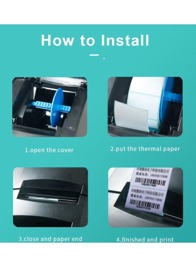 OSALIA Thermal Label Roll 40mm x 30mm (800 Labels) – Direct Thermal Adhesive Stickers for Mini Barcode Printer, Strong Adhesive, Easy Peel, High-Quality Print, Compatible with POS & Labeling Machines - Image 4