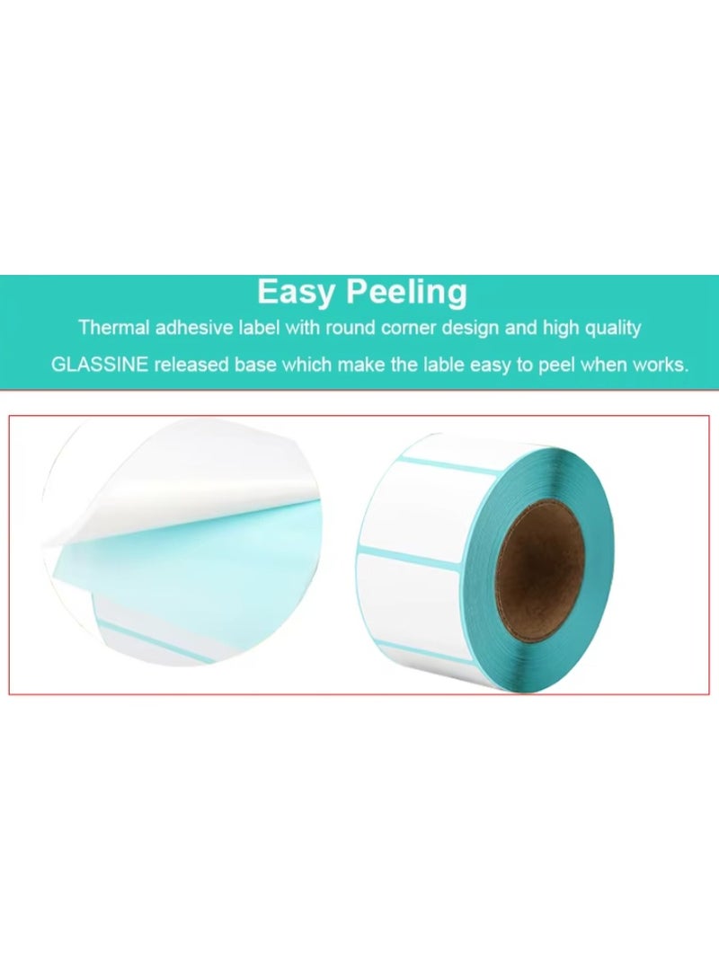 OSALIA Thermal Label Roll 40mm x 30mm (800 Labels) – Direct Thermal Adhesive Stickers for Mini Barcode Printer, Strong Adhesive, Easy Peel, High-Quality Print, Compatible with POS & Labeling Machines - Image 3