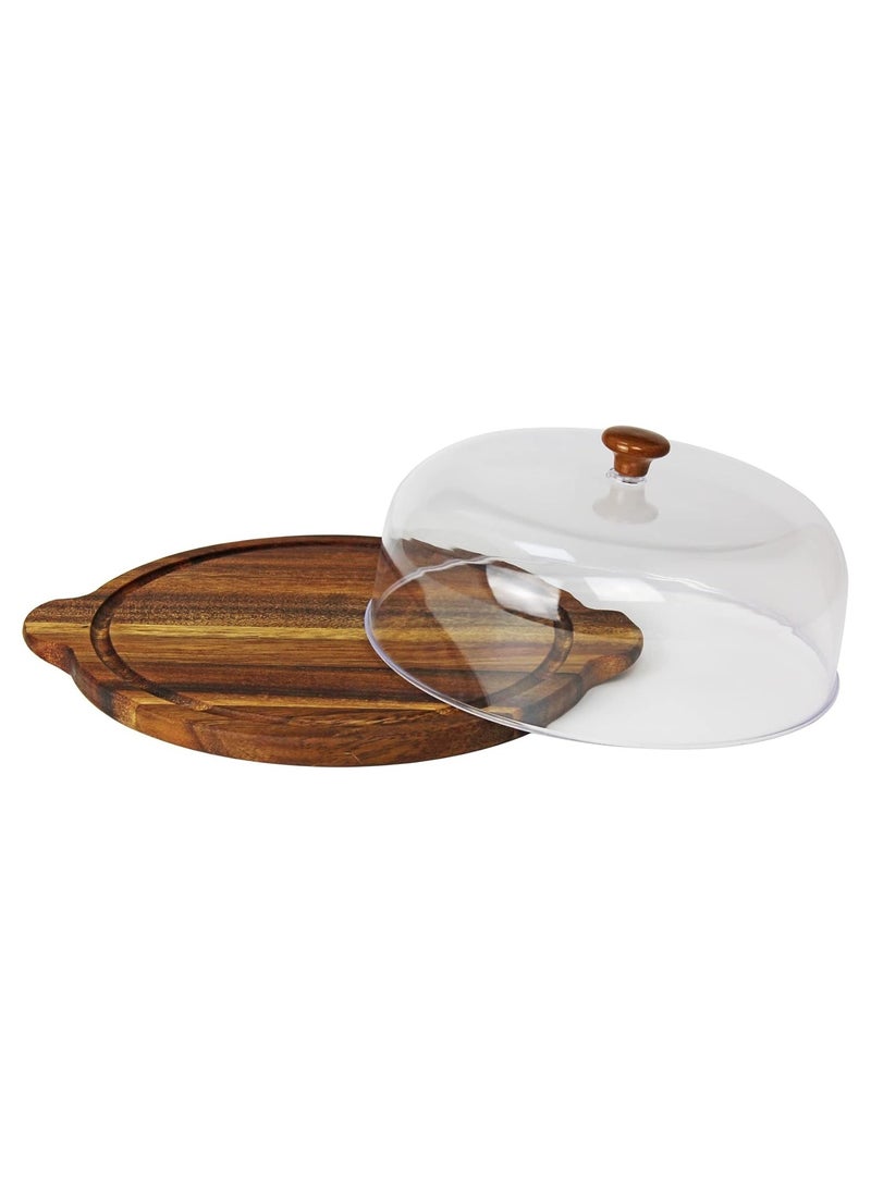 Walnut Wood Cheese Platter with Dome 40CM - pzsku/Z664F61C1E3ADC23F5727Z/45/_/1738837641/a31c566e-2d51-40a0-87dd-db747af160d9