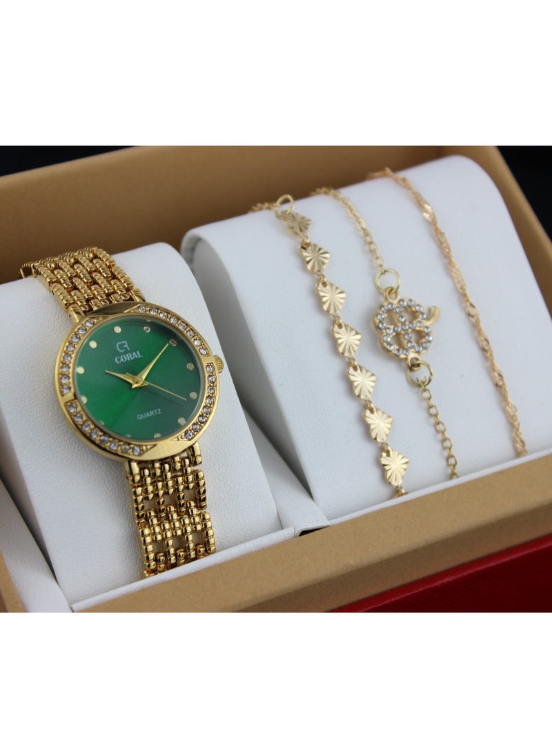 Reclaim with Argireline Women's evening watch set 