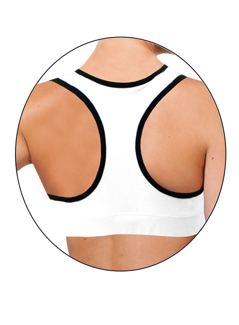 Spall Women's Padded Seamless Sports Bra – Comfortable, Breathable & Supportive for Workout, Yoga, Gym  - Image 2