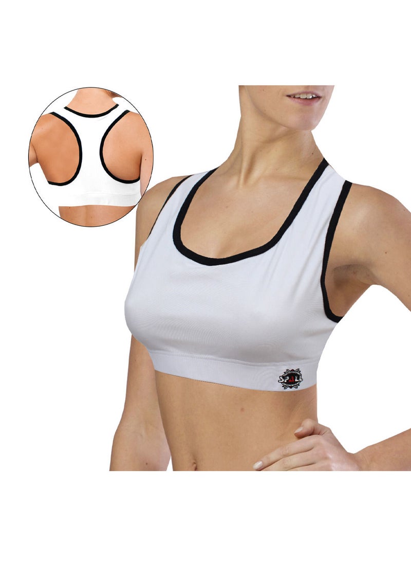 Spall Women's Padded Seamless Sports Bra – Comfortable, Breathable & Supportive for Workout, Yoga, Gym  - Image 1