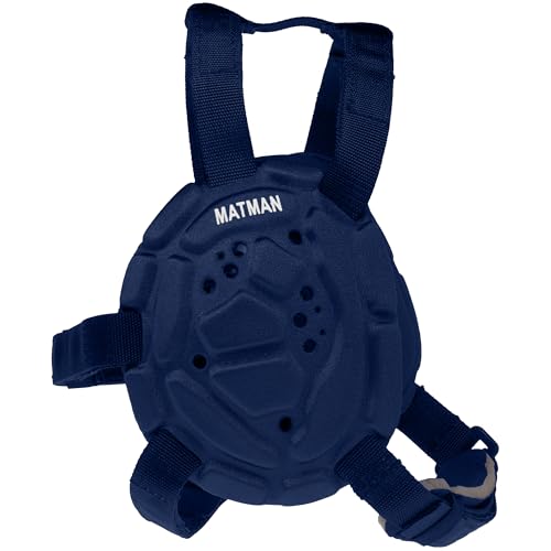 Matman Medalist Adult Wrestling Headgear – Easy-Adjust, Snug Fit Protective Headgear for Wrestling, BJJ & MMA (Navy) - Image 2