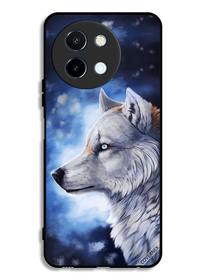 Covernex Vivo Y38 5G Protective Case Cover Wolf Paint Art - Image 1