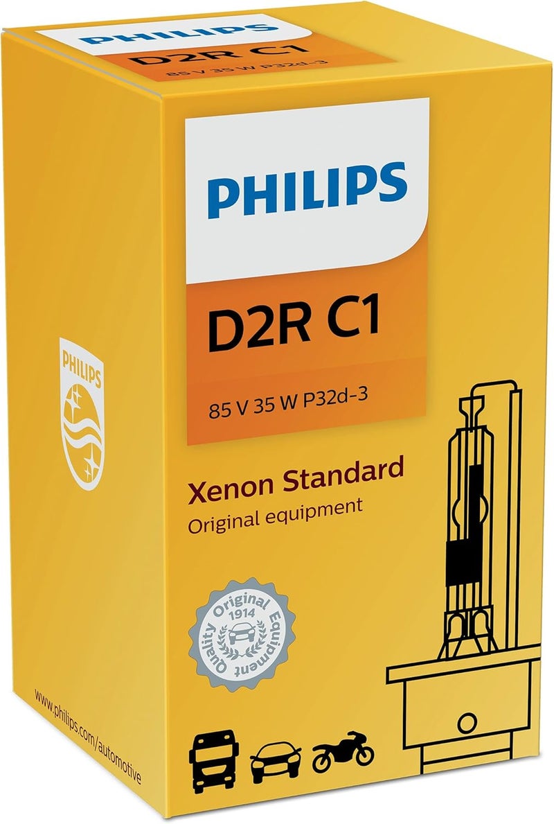 Philips D2R C1 Xenon Standard Headlight Bulb - 85V 35W P32d-3 - Image 3