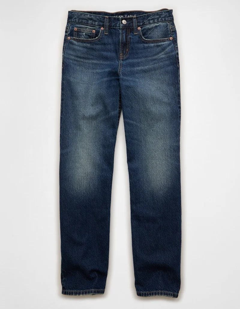 American Eagle  AE Low-Rise Classic Straight Jean for Women | Best Price UAE