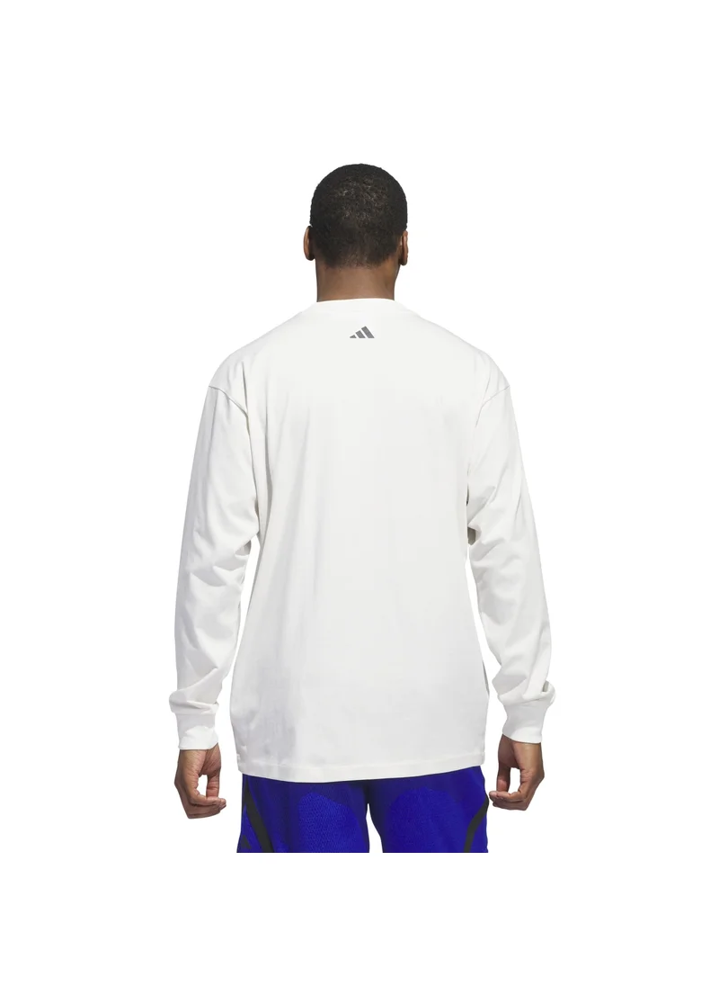 Adidas adidas Select LS Tee White Originals Men T-SHIRTS