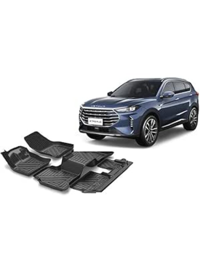 سجادة أرضية سيارة من مادة TPE متوافقة مع سيارة Jetour ذات 7 مقاعد X70 Plus - Image 1