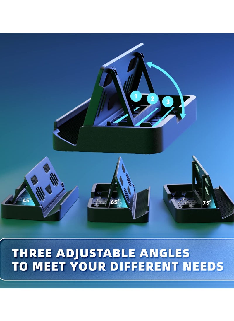Excefore - Upgraded Foldable Stand Base for Steam Deck/ROG Ally, Adjustable & Portable with Anti-slip Silicone Pad - Dock Accessories for Steam Deck/ROG Ally - Image 1