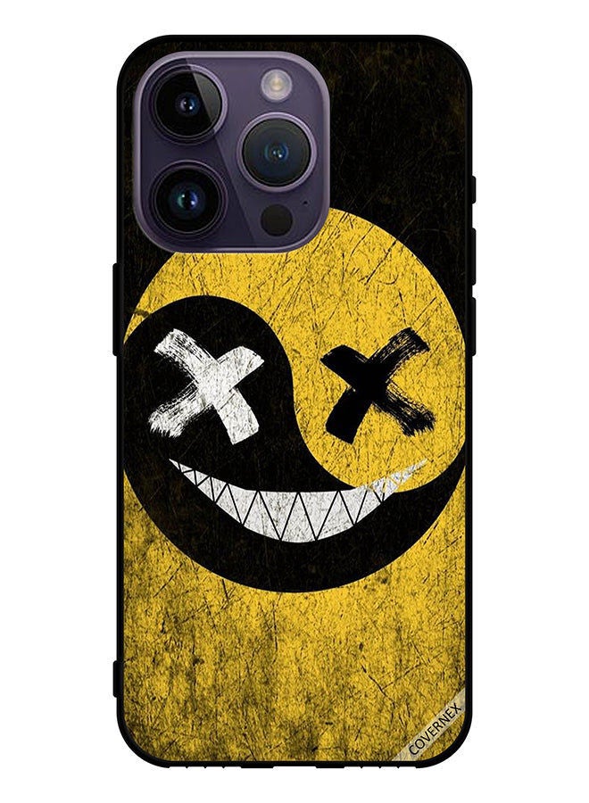 Covernex Protective Case Cover For Apple iPhone 14 Pro Marshmallow Face Art - Image 1