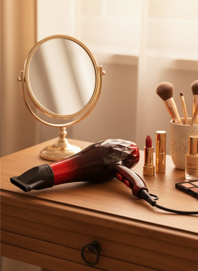 vexa pro Professional Hair Dryer with 2 Speed & 3 Heat Settings, Fast Drying, DC Motor, 220V, Lightweight Design - Image 3