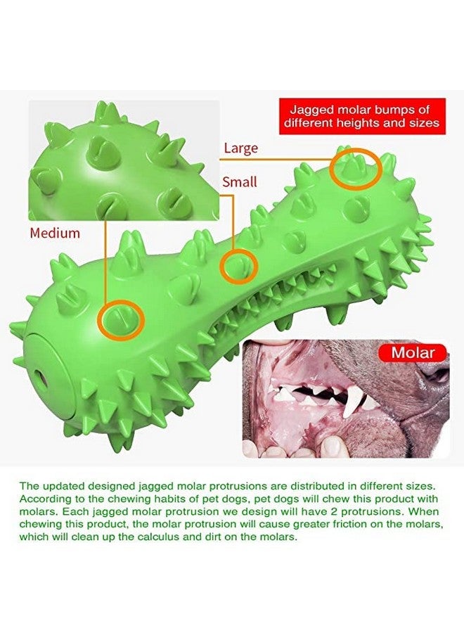 ألعاب مضغ مطاطية قوية تصدر أصوات صرير للكلاب ولعب تنظيف الأسنان للكلاب والجراء - قد يختلف اللون - Image 5