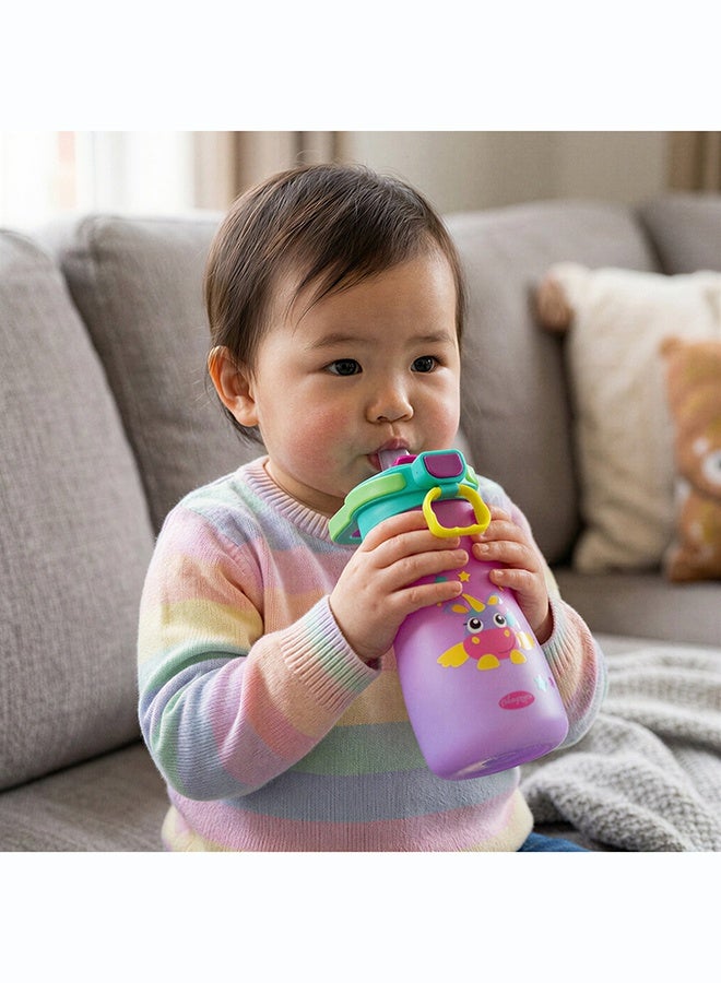 Playgro Stella Happy Sipper Bottle 550ml – BPA-Free Kids Water Bottle with Spill-Proof Sports Spout, Reusable Toddler Drink Bottle - Image 5