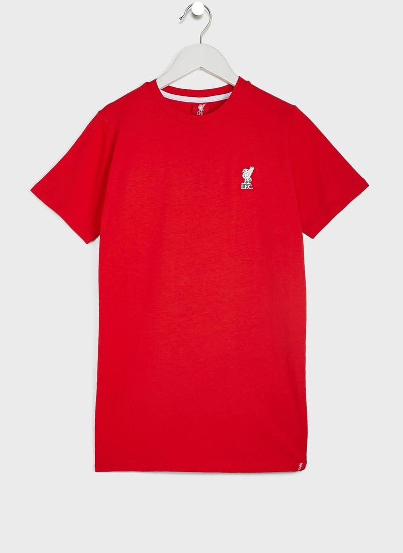 Liverpool FC - Kids Liverpool Liverbird T-Shirt - Image 1