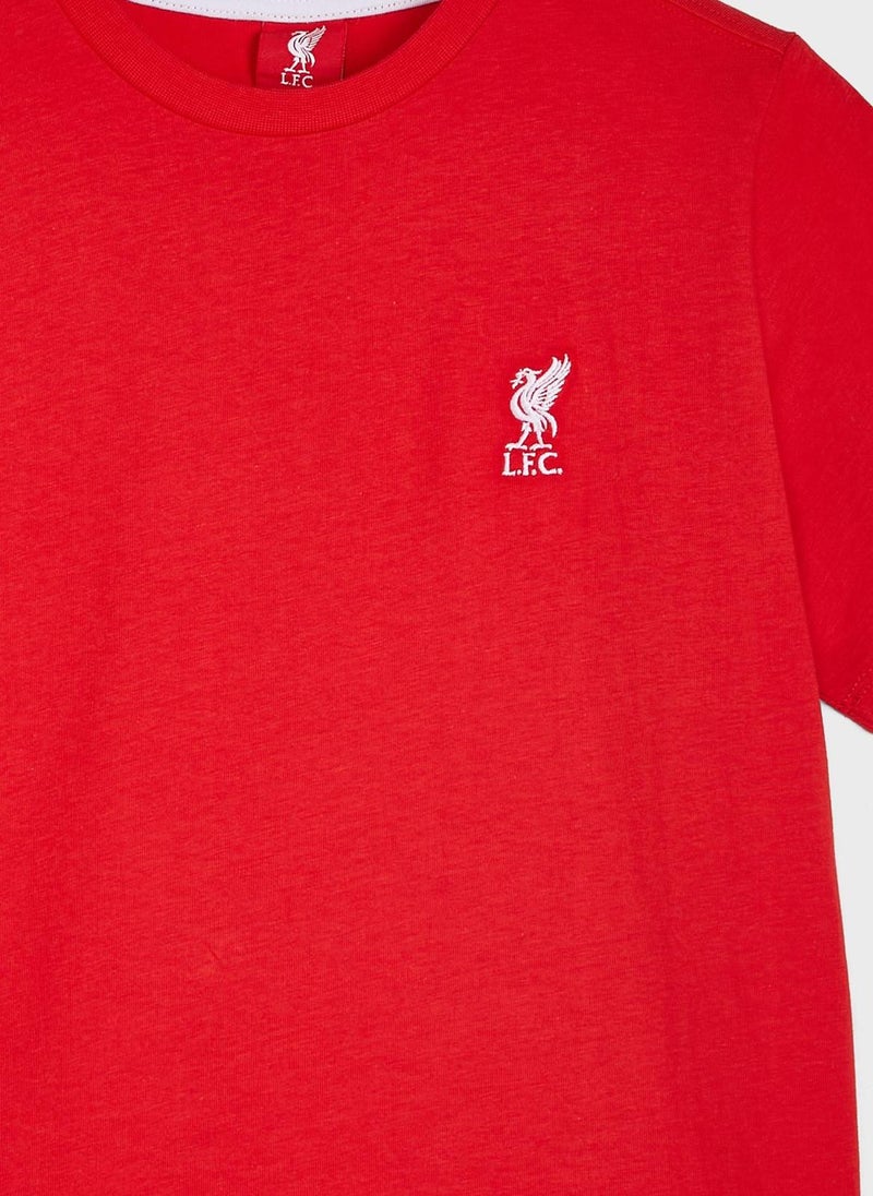 Liverpool FC - Kids Liverpool Liverbird T-Shirt - Image 1