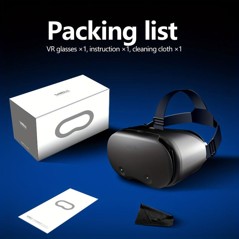VRGx7 4K عالي معدل التحديث السينمائي المستوى ارتداء خاص بواقع الافتراضية واسع للغاية تصميم ergonomic سهل التنظيف ماكينة تنفس لا تحتاج إلى بطارية совместим مع معظم الهواتف الذكية. - Image 4