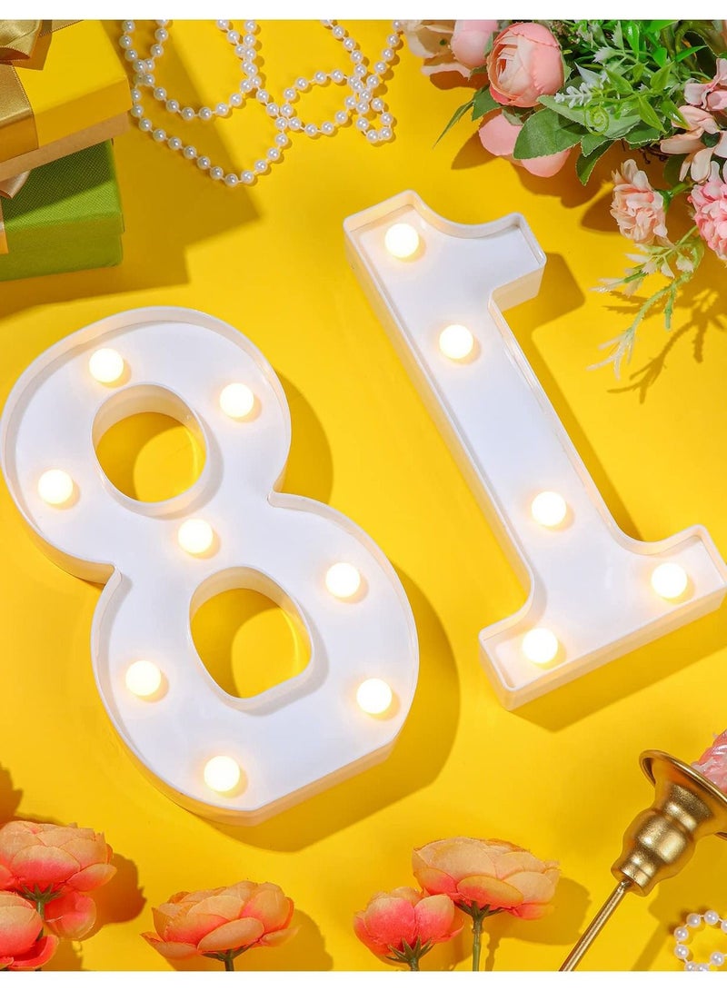 Excefore 8.7'' لافتة رقمية مضاءة بـ LED لزينة حفلات عيد الميلاد، نمط ماركيه تزيين خلفية عيد ميلاد سعيد، مثالية للاحتفالات، الزفاف، الحانات، وزينة الجدران (أبيض، 18) - Image 3