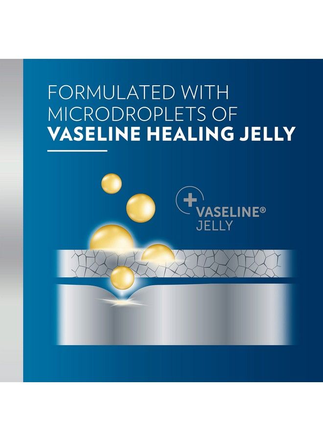 Vaseline لوشن العناية المركزة للجسم بتركيبة متقدمة غير معطرة، 4 قطع للبشرة الجافة مع دهون فائقة الترطيب، جيلي 20.3 أونصة - Image 5
