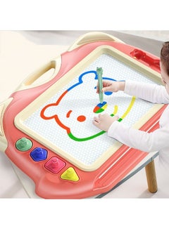 ZCM-HAPPY Children's Magnetic Color Drawing Board Writing Board Graffiti Board 35x24cm  - Image 3