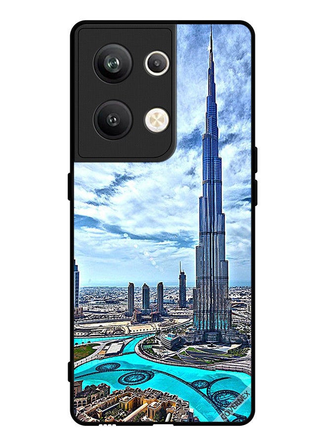 Covernex Protective Case Cover For Oppo Reno 9 Pro Plus Burj Khalifa Tower Touching Clouds  - Image 1