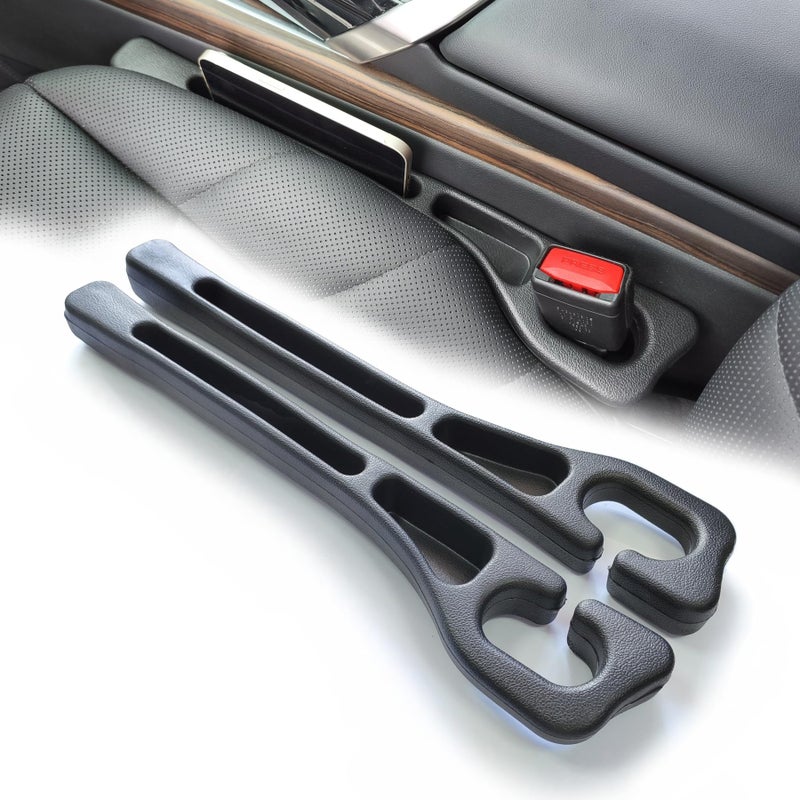 Wuzno 2 Pack No Drop Car Seat Gap Filler Guard StopperCatcher to Fill the Gap Between Seat and Console Black Car Crevice Inbetween Blocker Plug Space Pad b00byh6c1eA03 - Image 3