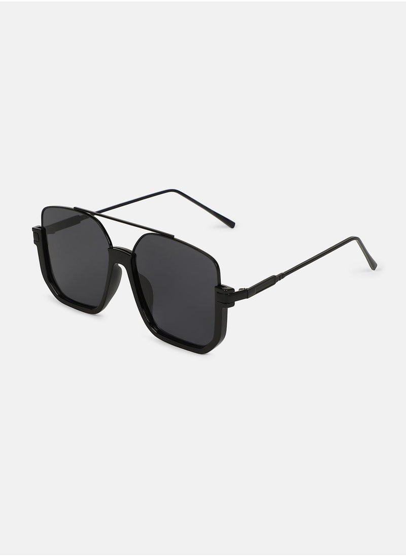 Haute Sauce Polarized Full Rim Aviator Sunglasses For Women  - Image 5
