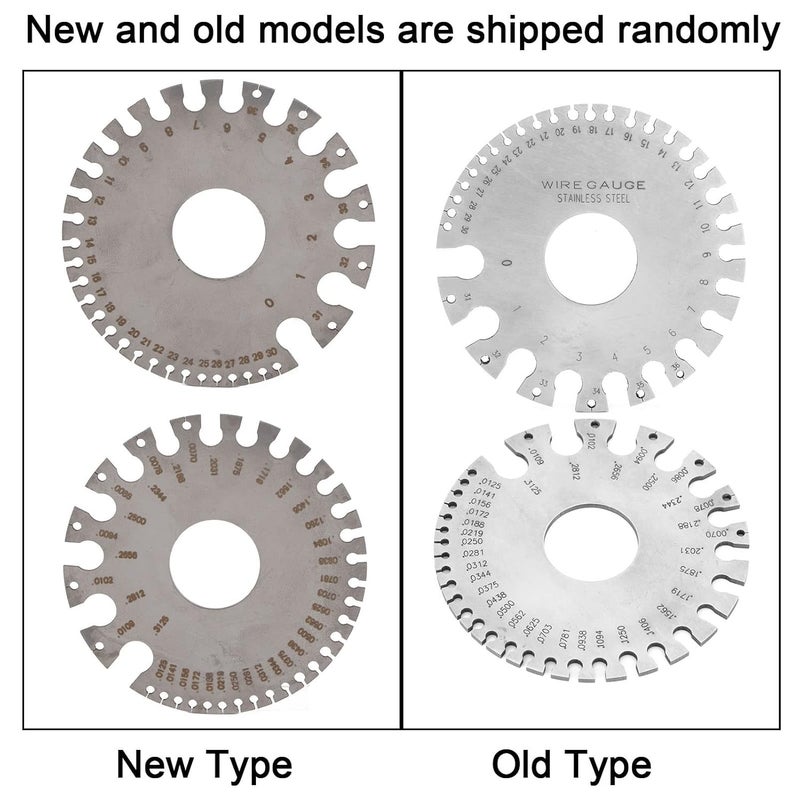 Stainless Steel Wire Thickness Gauge 0 36 Engraved Measuring Tool 0 3125 to 0 007 Inch - Image 3