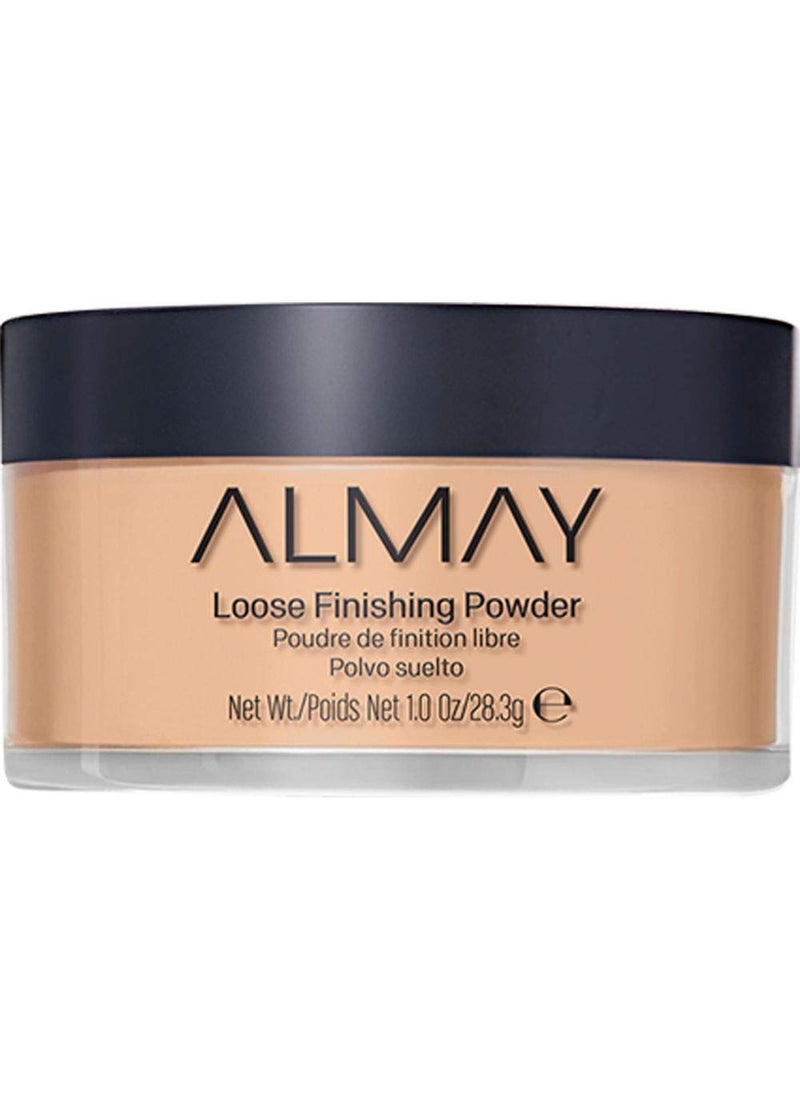 Almay - Almay Loose Finishing Powder, Natural Finish Mattifying Makeup Setting Powder, Hypoallergenic, Cruelty Free, -Fragrance Free, Dermatologist Tested, 300 Medium, 1 oz - Image 1