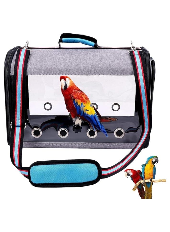 general Bird Travel Cage, Portable Pet Bird Parrot Carrier Breathable Pet Birds Bag, Lightweight Bird Carrier and Small Animals Travel Cage, Multifunctional Pet Bag - Image 5