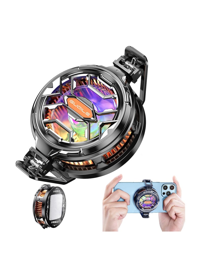 Phone Cooler Tablet Radiator, Semiconductor Cooling for Android, iPad, iPhone, Surface, FS03 Magnetic Cooling Fan for Gaming  TikTok Live Streaming - Image 1