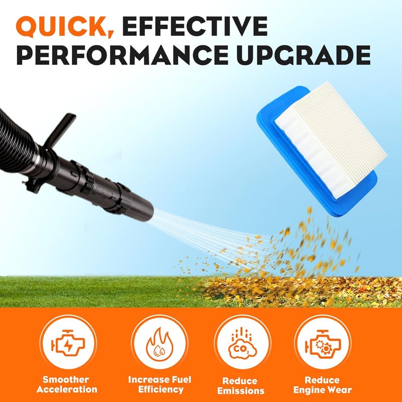 Hipa PB-580T A226000032 Air Filter for ECHO Leaf Blower PB755ST PB500T PB580H PB403 PB403H PB403T PB413H PB413T PB500H PB603 PB611 PB620 PB620ST PB650 PB650H PB650T A226000031 2 Pack - Image 4