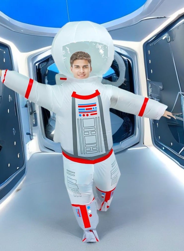 Loquat Astronaut Spaceman Inflatable Costume for Adults Space Suit  Costumes Funny Party Blow up Fancy Dress Outfit - Image 5
