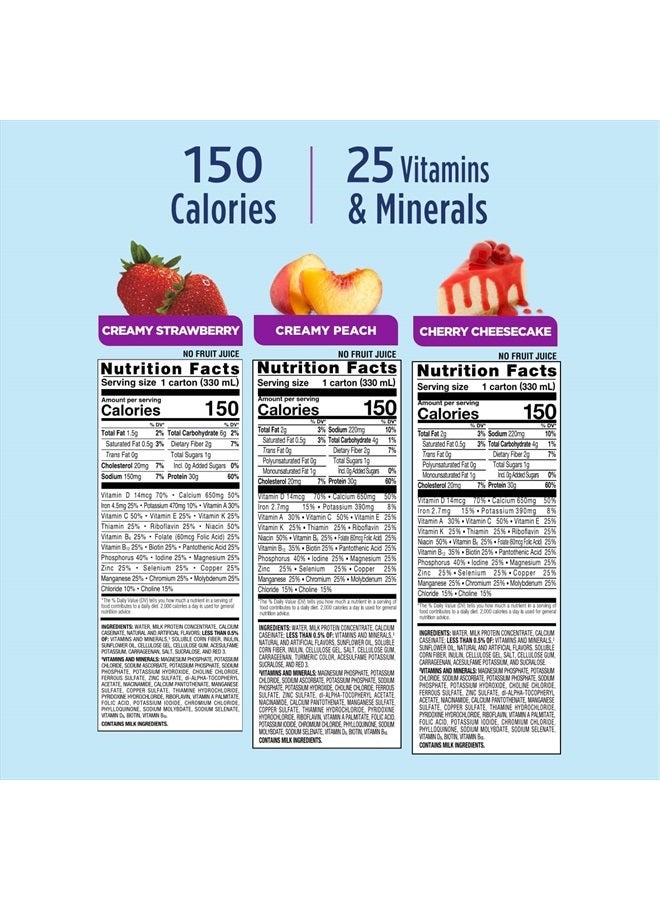 Ensure Max Protein Nutrition Shakes, Variety Pack, With 30g of Protein, 1g of Sugar, Nutrients to Support Immune System Health, High Protein Shake, 11 fl oz, Gluten Free, Pack of 8, Liquid - Image 5
