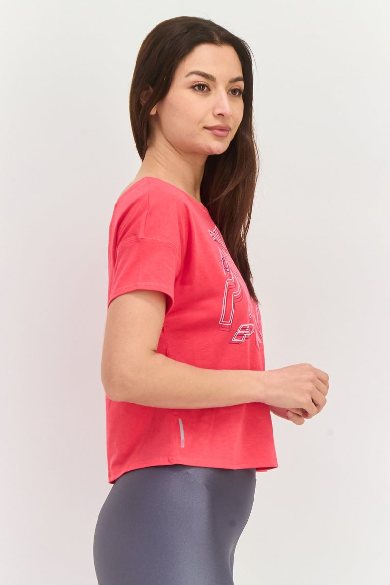 PUMA Women Sportswear Fit Short Sleeves Training T-Shirt, Pink - Image 2