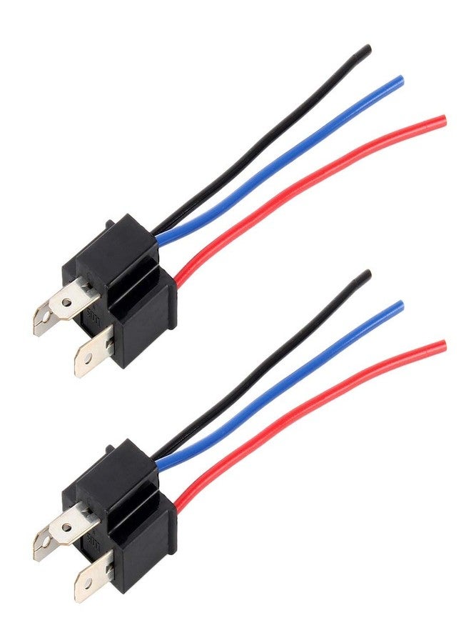 Auto-Ex H4 Bulb Holder Base Male Socket with Wire - Multicolour, Pack of 1 - Image 1