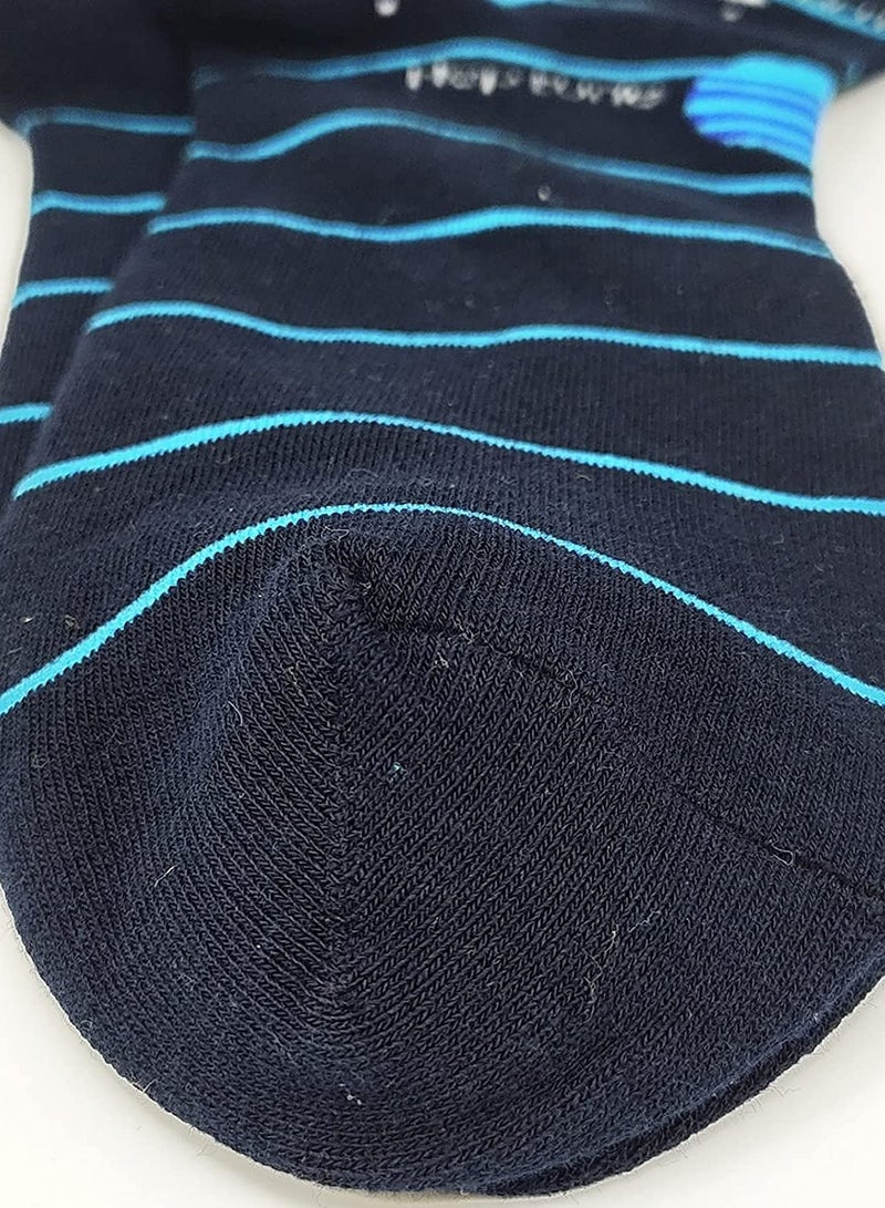 KASTWAVE Funny Colorful Dress Socks, Fun Novelty Universe Pattern Cotton Crazy Design Socks for Man Kids - Image 4