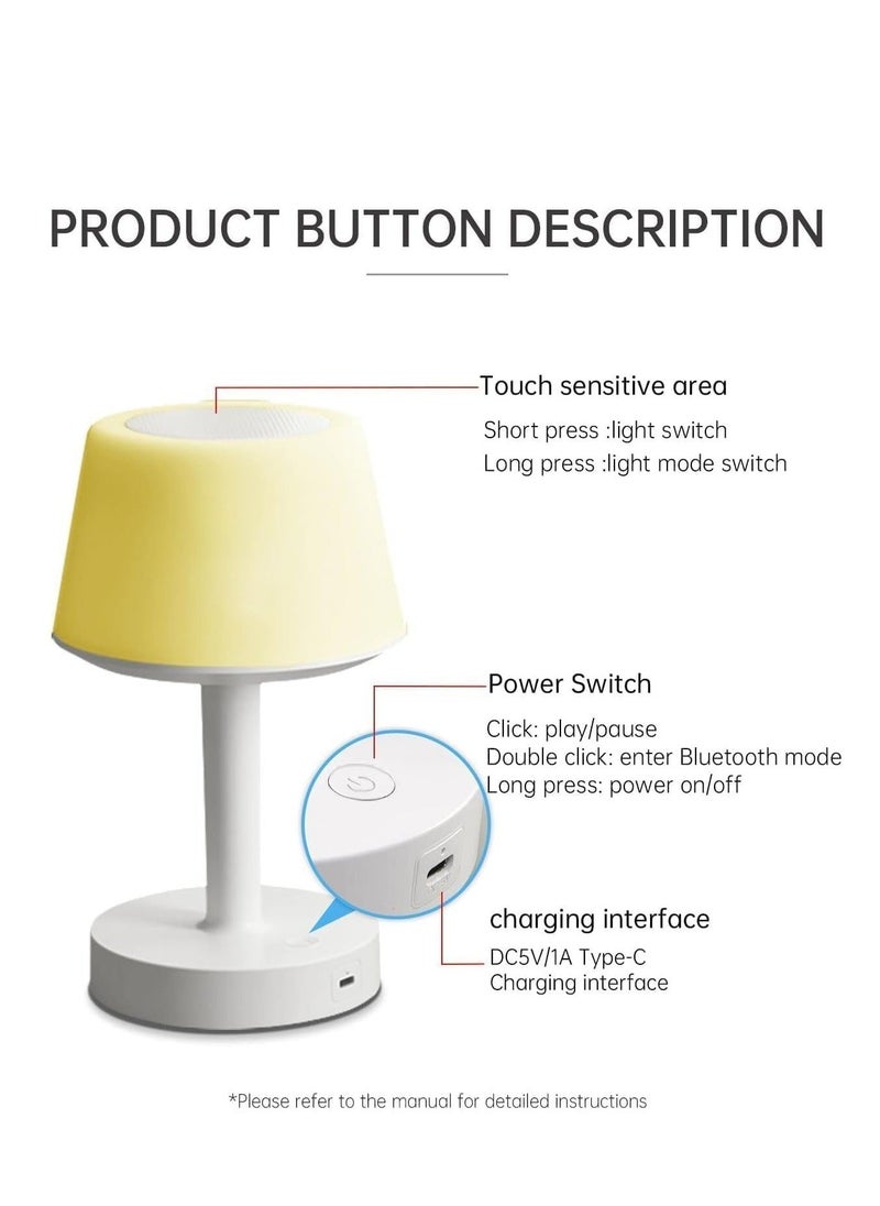 Table Lamp Quran Speaker - Muslim Bluetooth Speaker Digital APP Remote Control Night Light Desk Lamp for Kids, Ramadan Gifts Home Decoration Table Lamp