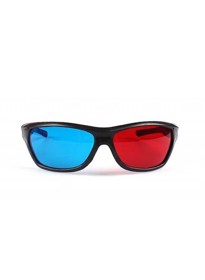 Red And Blue 3D Glasses, 3D Stereoscopic Glasses, ABS Non-Flashing 3D Glasses  (Red+Blue) - Image 1